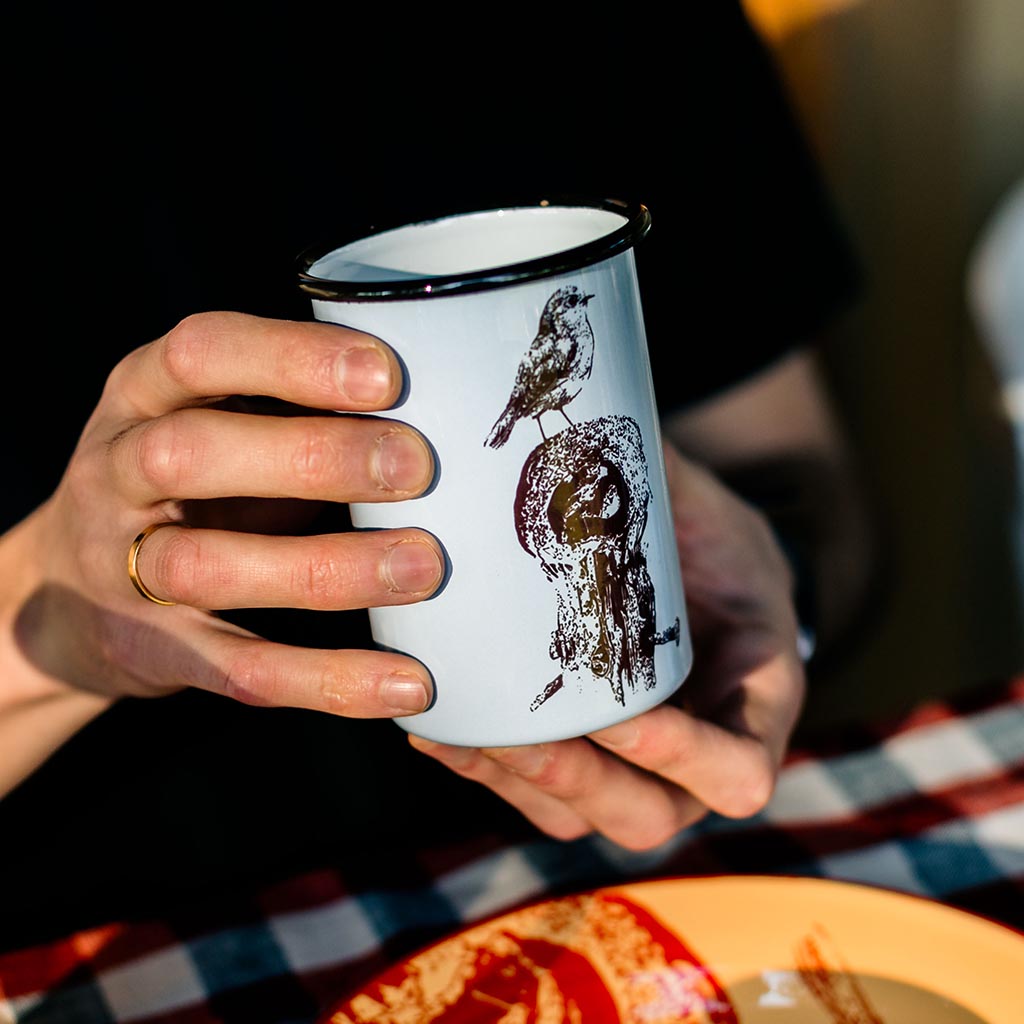 Ovenbird combo - Cylindrical tumbler & Tall Jar