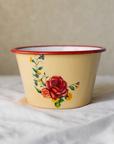 Roses Bowl With Red Border