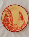Red Rooster Dinner Plate
