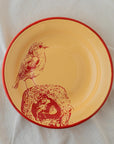 Ovenbird Red Plate
